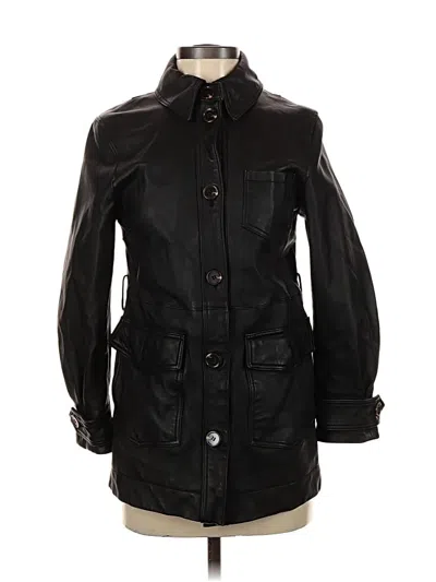 Pre-owned Topshop Jacket In Black