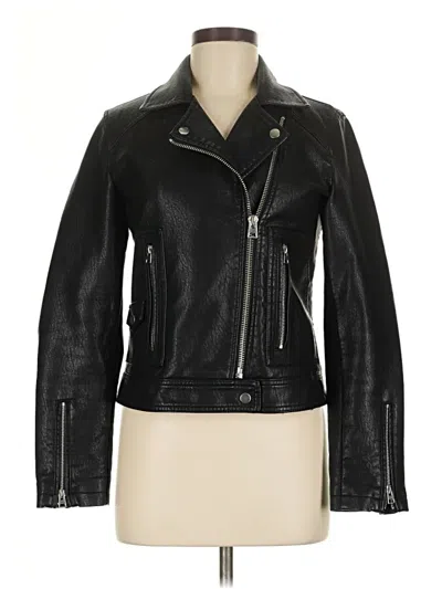 Pre-owned Topshop Jacket In Black