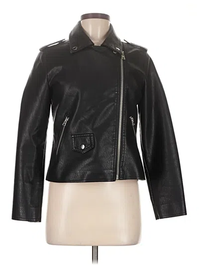 Pre-owned Topshop Jacket In Black