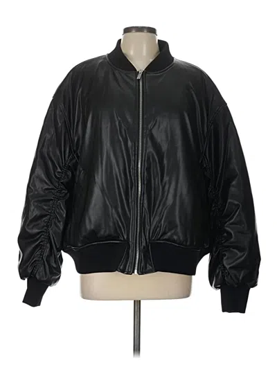 Pre-owned Topshop Jacket In Black