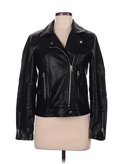 Pre-owned Topshop Jacket In Black