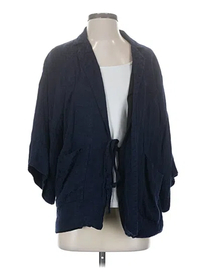 Pre-owned Topshop Jacket In Blue