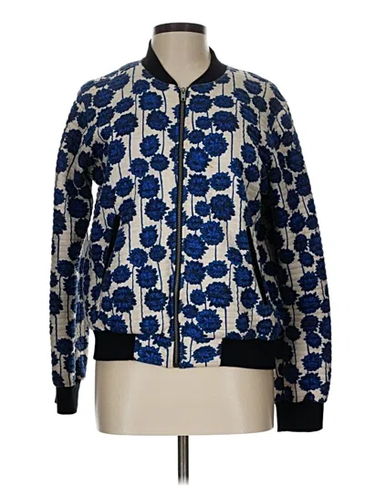 Pre-owned Topshop Jacket In Blue