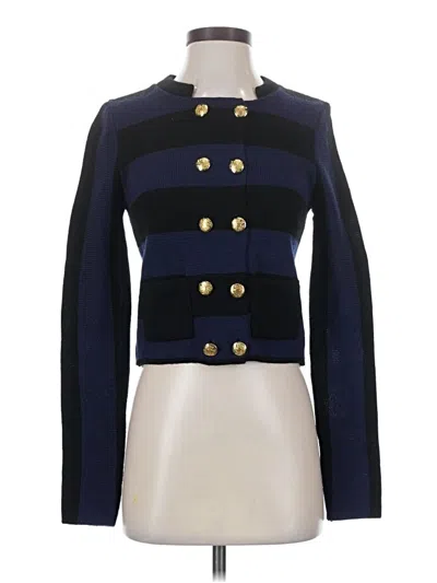 Pre-owned Topshop Jacket In Blue