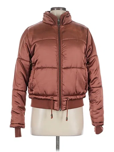 Pre-owned Topshop Jacket In Brown