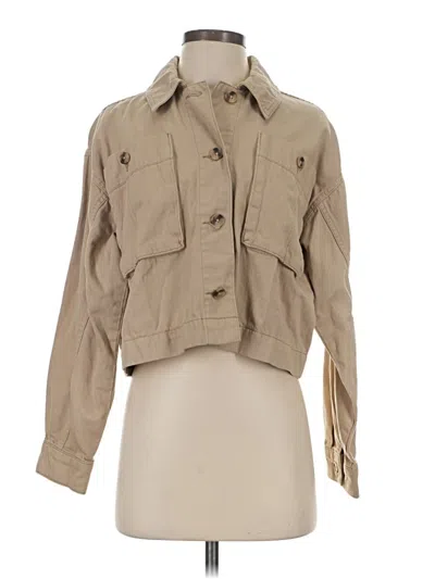 Pre-owned Topshop Jacket In Brown