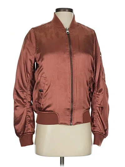 Pre-owned Topshop Jacket In Brown
