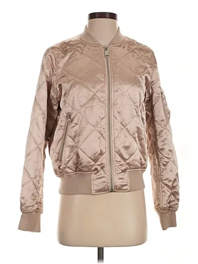 Pre-owned Topshop Jacket In Gold