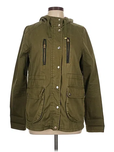 Pre-owned Topshop Jacket In Green