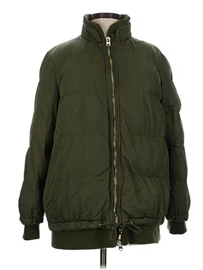 Pre-owned Topshop Jacket In Green