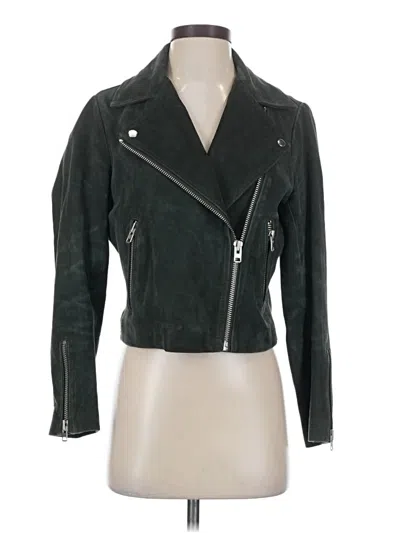 Pre-owned Topshop Jacket In Green
