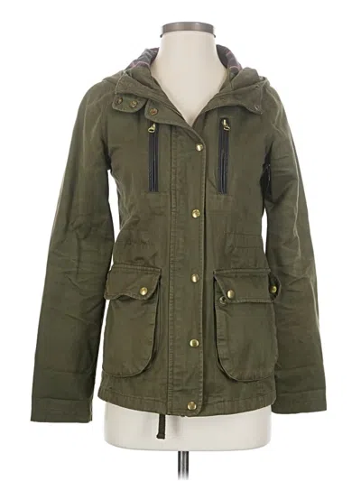 Pre-owned Topshop Jacket In Green