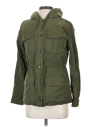 Pre-owned Topshop Jacket In Green