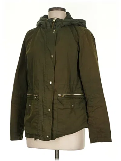 Pre-owned Topshop Jacket In Green