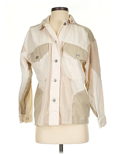 Pre-owned Topshop Jacket In Ivory