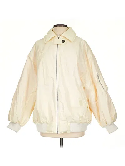 Pre-owned Topshop Jacket In Ivory