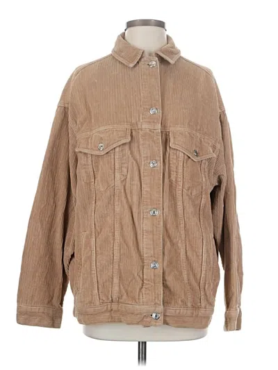 Pre-owned Topshop Jacket In Tan