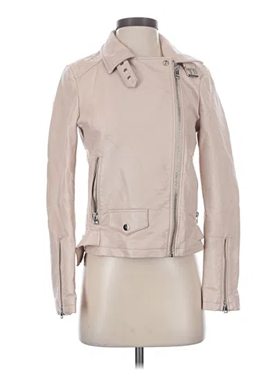 Pre-owned Topshop Jacket In Tan