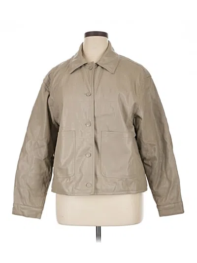Pre-owned Topshop Jacket In Tan