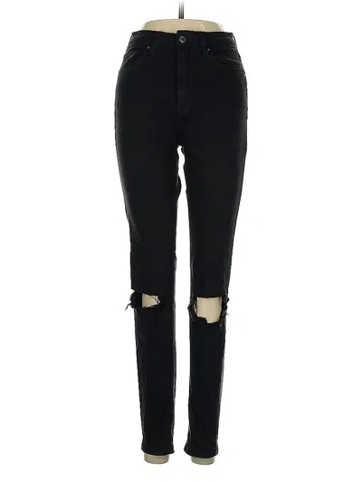 Pre-owned Topshop Jeans In Black