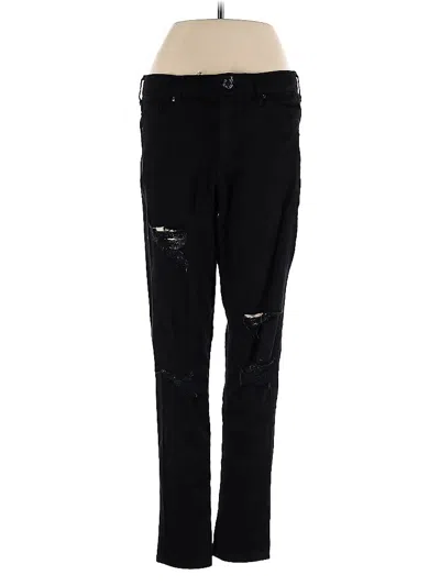 Pre-owned Topshop Jeans In Black