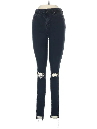 Pre-owned Topshop Jeans In Black
