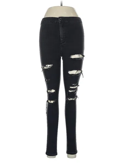 Pre-owned Topshop Jeans In Black