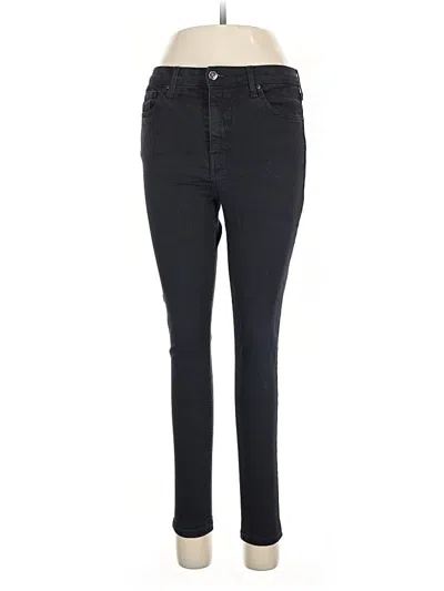 Pre-owned Topshop Jeans In Black