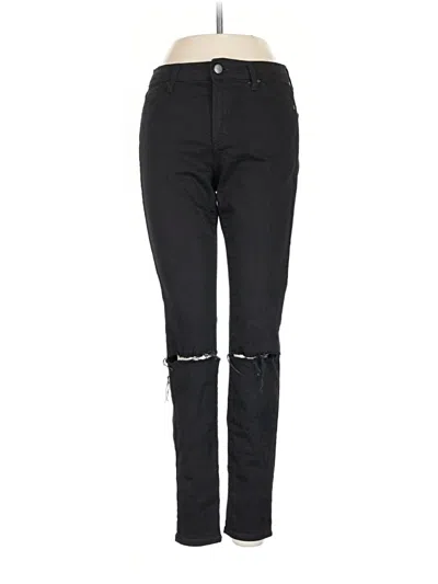 Pre-owned Topshop Jeans In Black