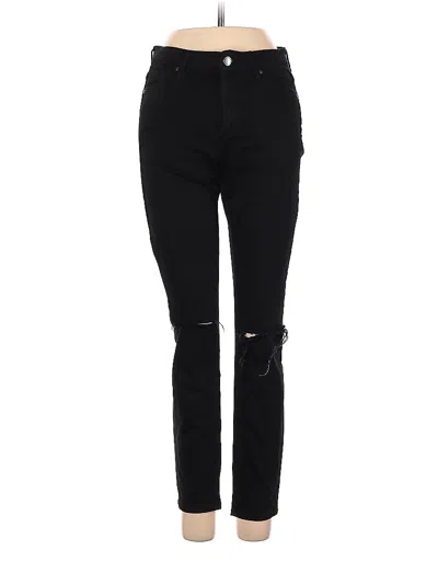Pre-owned Topshop Jeans In Black