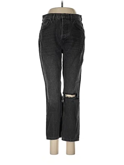 Pre-owned Topshop Jeans In Black