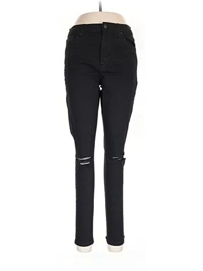 Pre-owned Topshop Jeans In Black