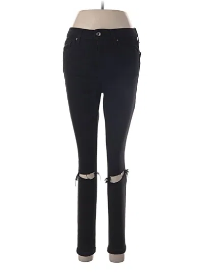 Pre-owned Topshop Jeans In Black