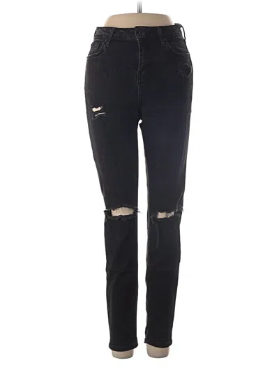 Pre-owned Topshop Jeans In Black