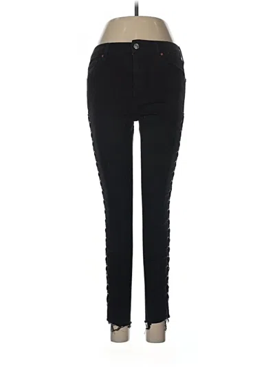 Pre-owned Topshop Jeans In Black