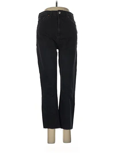 Pre-owned Topshop Jeans In Black