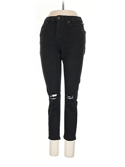 Pre-owned Topshop Jeans In Black