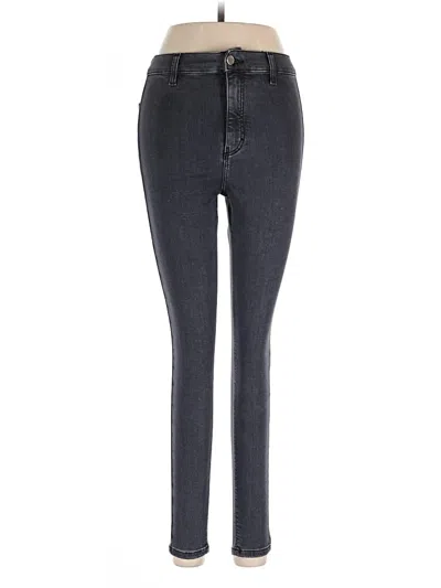 Pre-owned Topshop Jeans In Black