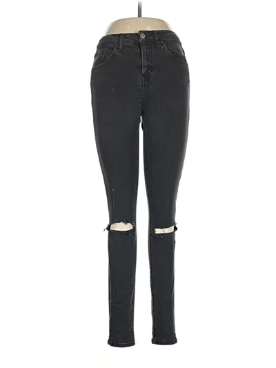 Pre-owned Topshop Jeans In Black