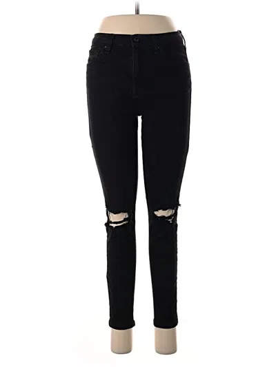 Pre-owned Topshop Jeans In Black