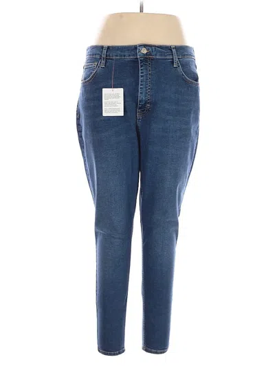 Pre-owned Topshop Jeans In Blue