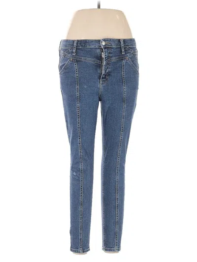 Pre-owned Topshop Jeans In Blue