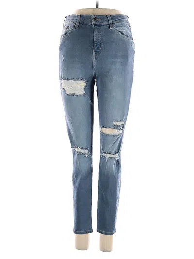 Pre-owned Topshop Jeans In Blue