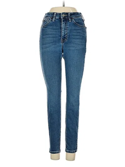 Pre-owned Topshop Jeans In Blue