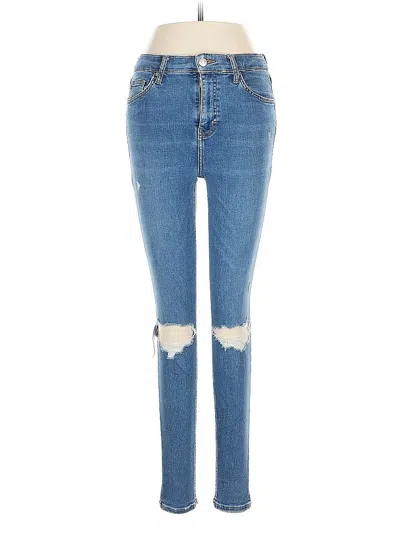 Pre-owned Topshop Jeans In Blue