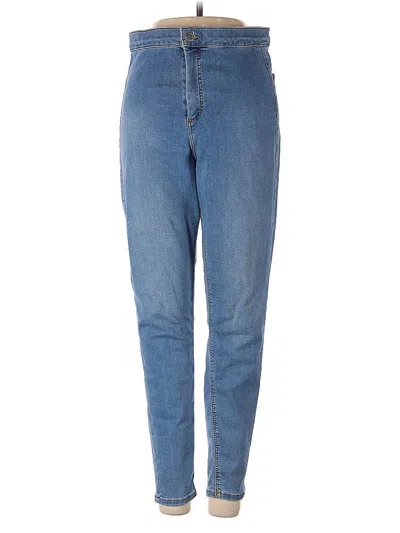 Pre-owned Topshop Jeans In Blue