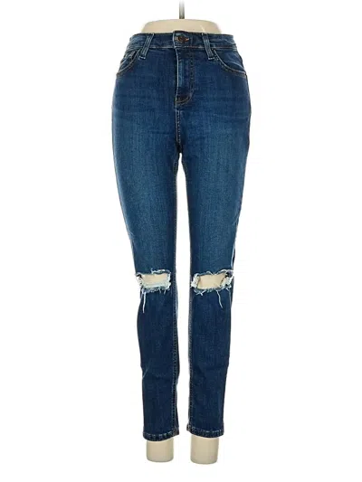 Pre-owned Topshop Jeans In Blue