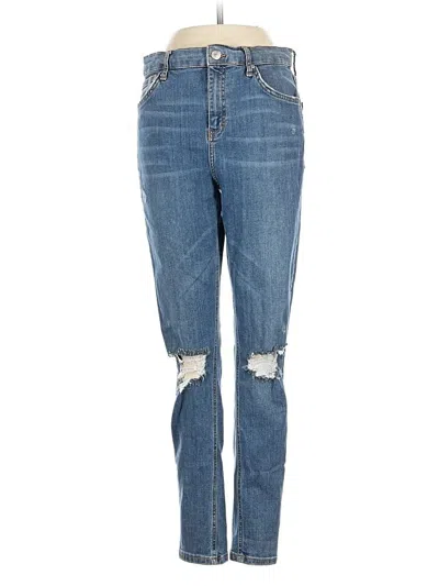 Pre-owned Topshop Jeans In Blue