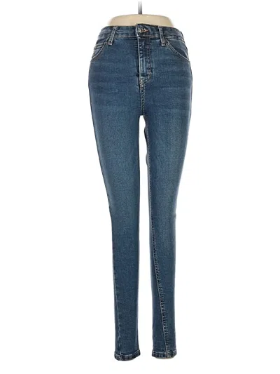 Pre-owned Topshop Jeans In Blue