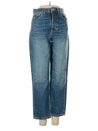 Pre-owned Topshop Jeans In Blue
